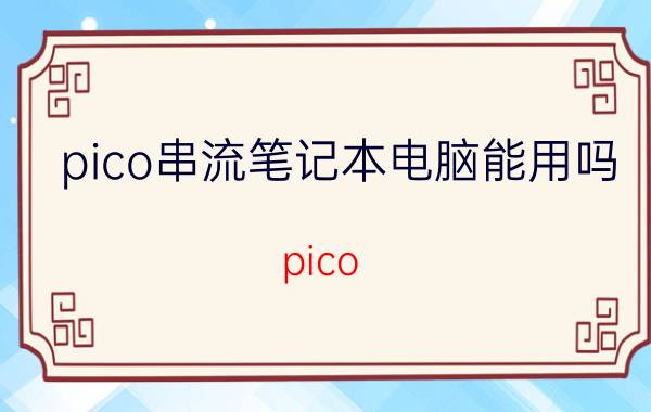 pico串流笔记本电脑能用吗 pico neo3有线串流用的什么线？